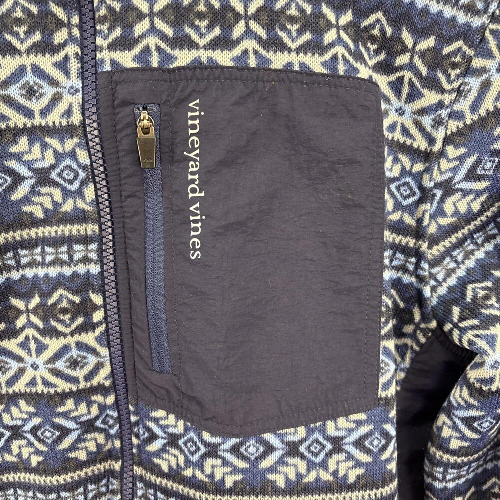 Kid’s Vineyard Vines Fair Isle Jacket Size XL 18 - Picture 3 of 12